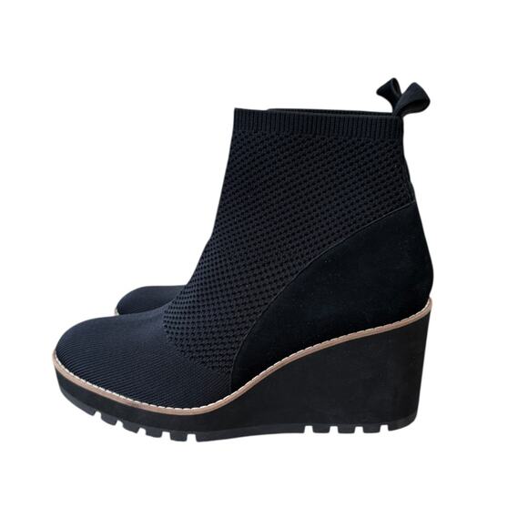 NWOT Eileen Fisher Quill Stretch Black Booties – Sz 10 - Picture 5 of 10
